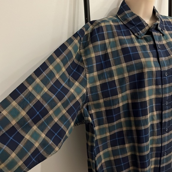 Pendleton Somerset Shirt Button Up Check Cotton Wool Long Sleeve Men Size L - Picture 3 of 9